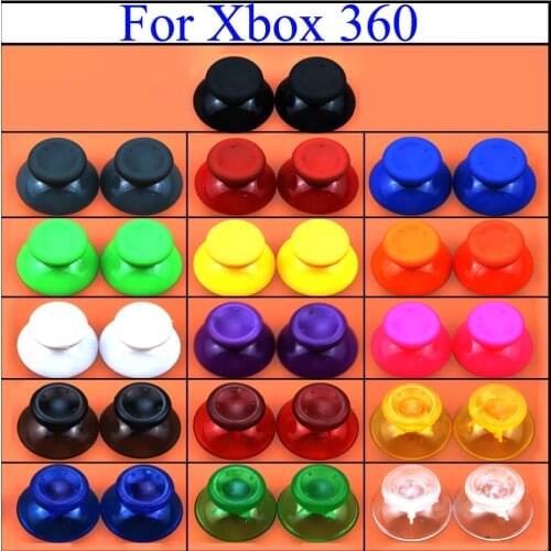 YuXi Thumbsticks Thumb Joystick Stick Cap Mushroom Head Rocker Caps Grip Cover Replacement for Microsoft Xbox 360 Controller