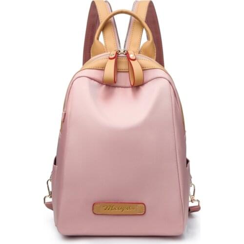 Women Anti-theft Backpack Waterproof Oxford Female Shoulder Bag Large Capacity Simple Style Casual Travel Schoolbag