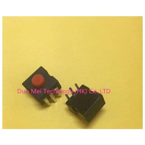 10Pcs 1212-223DB 12*12mm Bending Foot 3pins Red Button LED Flashlight ON-OFF-ON-OFF