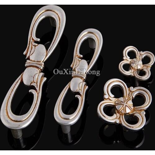 High Quality 10PCS European Antique Kitchen Door Furniture Handle Cupboard Drawer Wardrobe Wine Cabinet Pulls Handles and Knobs