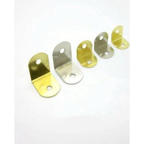 20 pcs Furniture Corner Furniture Connector Fixing Piece 90 Degree Right Angle Small Iron Piece Photo Frame Hardware Accessories