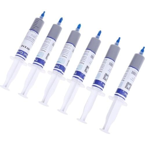 3 Pcs Hy510 30g Grey Thermal Conductive Grease Paste For CPU GPU Syringe Chipset Cooling Thermal Grease Heat Sink