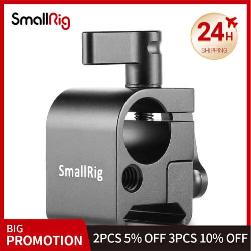 SmallRig NATO Lock Clamp with Single 15mm Rod Clamp for Monitor Mount, EVF Mount, LCD Light 1254