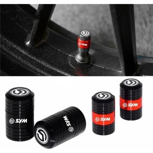 For SYM T2 T3 SB300 WOLF250 T2/T3 SB 300 WOLF 250 Motorcycle Accessories Wheel Tire Valve caps Cover