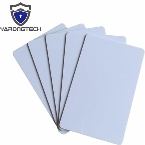 ISO18000-6C 860~960MHZ Alien H3 Plastic blank White RFID UHF Card -100pcs