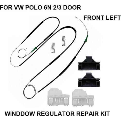 OE#6N3837461 ELECTRIC WINDOW REGULATOR REPAIR KIT FOR VW POLO 6N1 6N2 2/3 DOOR FRONT LEFT NEW