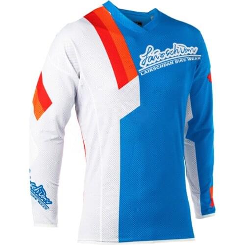 LairschDan 2021 Enduro Downhill Mountain Bike Jerseys MX Motocross BMX Jersey DH Long Sleeve Cycling Clothes Camiseta Motocross