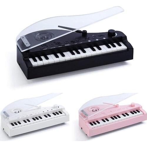Mini Piano Music HD Voice Calls USB Charging Induction Light Keyboard Kids Toy