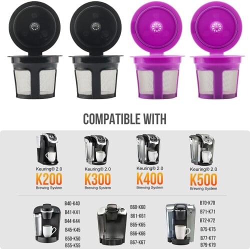 Refillable Coffee Pod Filters Replacement for Keurig K-Series Coffee Maker