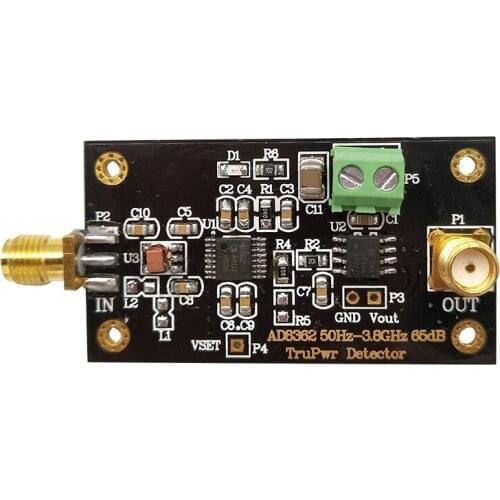 Free shipping Ad8362 Module To 3.8Ghz Rf Radio Frequency Detector Power Detection Rms Detector Linear Db Output Function Demo