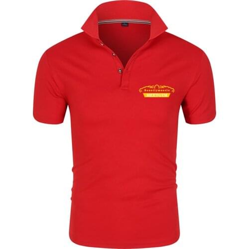 Mens short-sleeved t-shirt 2021 new summer lapel mens top clothes casual polo shirt mens clothing