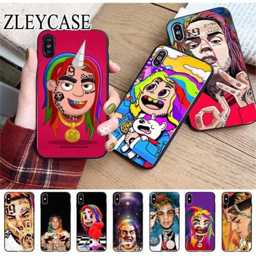 Tekashi69 6ix9ine Tekashi 69 Soft Phone Case For iphone x xs xr xsmax 11 12pro max 5s SE 2020 6splus 7 8plus 12mini Coque Shell