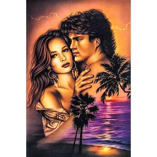 Diamond Painting Accessories "Couples" Full Square Drill Picture of Rhinestones Mosaic Home Decoration Diamond Art