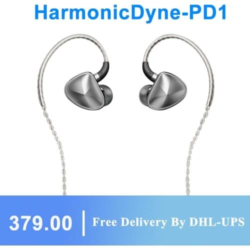 HarmonicDyne PD1 Earphone Dynamic Driver 4.4mm/3.5mm P.D.1 Earbuds with MMCX Cable Headphones