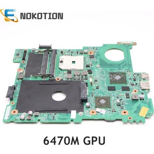 NOKOTION CN-0FJ2GT 0FJ2GT MAIN BOARD For Dell inspiron M5110 laptop motherboard Socket FS1 6470M GPU full tested