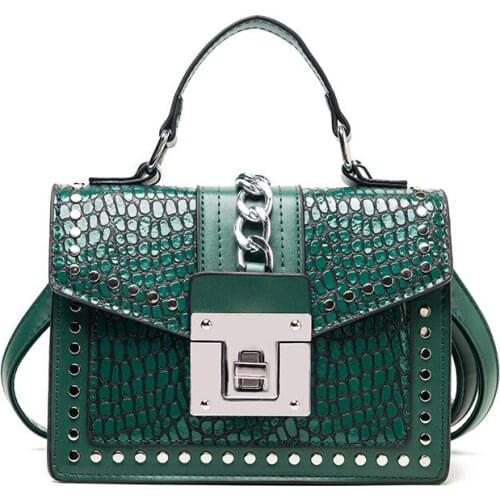 JZYZQBX New Womens Bag PU Shoulder Bag Handbag Studded Messenger Shopper 7 Colors Neceser bolsos primavera 2021