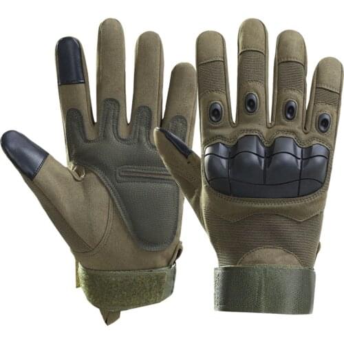 Military Tactical Full Finger Men Gloves Touch Screen Paintball Airsoft Hard Knuckle Outdoor Climbing Riding Army Combat Gloves
