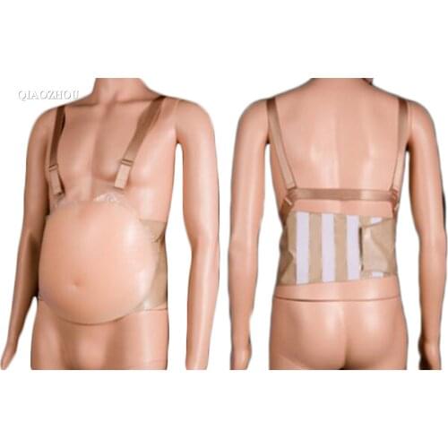 4~5 months realistic fake silicone baby tummy real touch false pregnant silicon belly