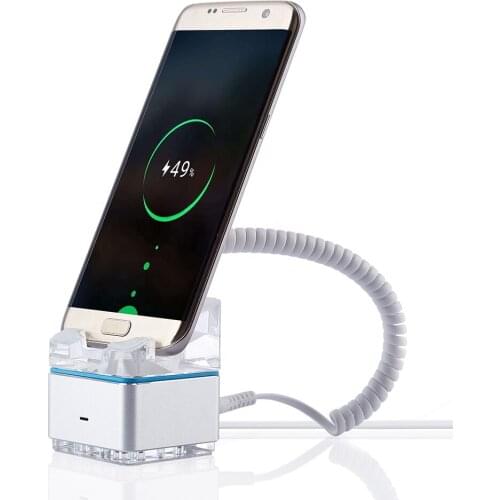 Retail security cell phone alarming anti-theft display holder stands for mobile phone