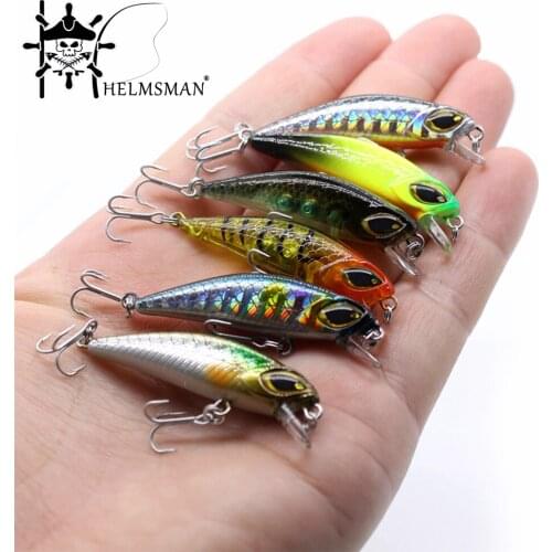 10Colors Minnow Fishing Lure 4.5cm3.0g Topwater Wobblers Artificial Bait Hard Carp Striped bass Bait Crank Fresh Salt water