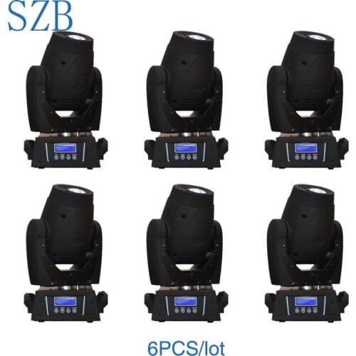 120W Lyre LED Moving Head Spot Light for Nightclub Concert Stage Party Light 6pcs/lot/SZB-MH120