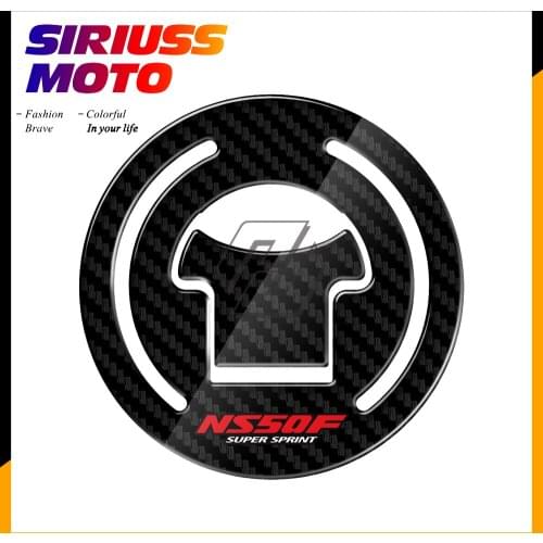3D Carbon-look Motorcycle Fuel Gas Cap Protector Decals Case for HONDA NS50F Super Sprint NS 50F 1990
