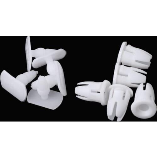 5 Pairs Car Bumper Fastener Trim Push Clip Panel Rivets For Mercedes Benz F19A