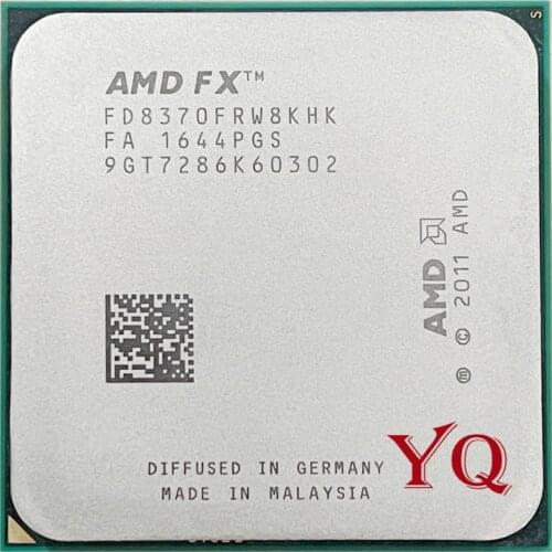 AMD FX-8370 FX 8370 4.0GHZ Eight-Core 8MB 125W FD8370FRW8KHK Socket AM3