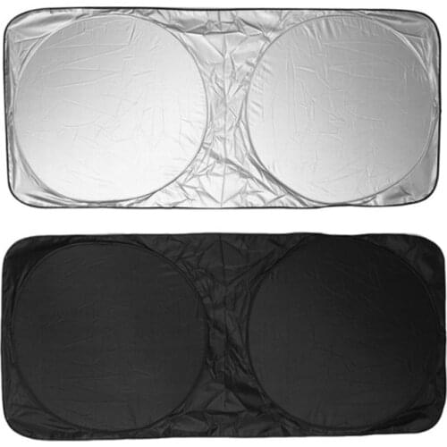 Car Windshield Sun shade Front Window Visor Cover Sunshade Silver Foil Anti UV Reflector for auto accessories