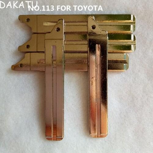 DAKATU For 2014 Toyota Flip Remote Key Blade NO.113 Car Remote Key Blade Replacement TOY48 BLADE