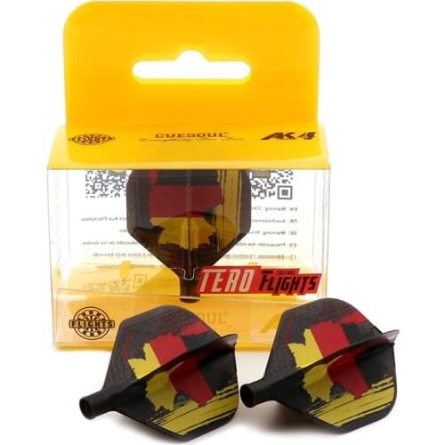 CUESOUL AK4 Dart Flights Standard Shape-German Flag Design