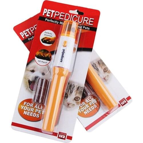 Dog Cat Electric Nail Grooming Grinder Safe Trimmer Clipper Nail File Pet Claw