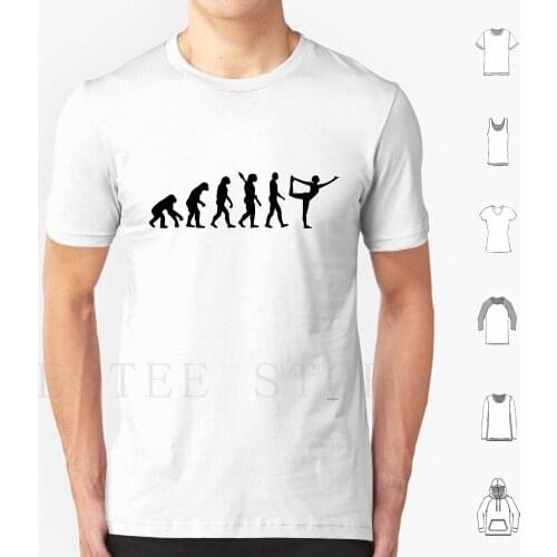 Evolution Yoga T Shirt Cotton Men Diy Print Evolution Yoga Gymnastics Meditation Buddha Sports