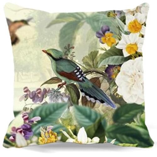 Cotton Polyester Cushion Cover Bed Pillow cases Chinese Throw Pillow Covers Decorations 5 size Peony Flower Printed Vintage