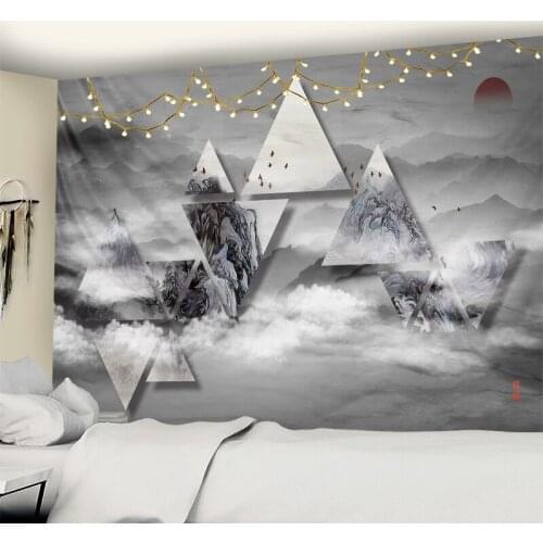 Marble Landscape Tapestry Wall Hanging Bohemian Hippie TAPIZ Bedroom Living Room TV Background Home Decor