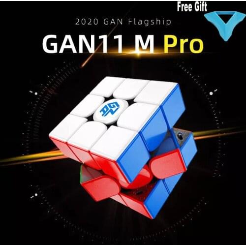 Newest GAN11 M Pro 3x3 Magnetic Magic Cube 3x3x3 GAN Speed Cube GAN11 M Magnets Puzzle Toy For Kids GAN11 M Pro Cubes