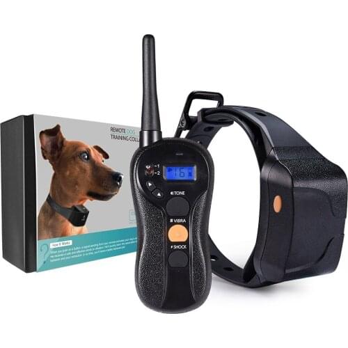 Remote Controlled Dog Training Collar 600Meters Blind Operation Waterproof TPU Dog Collars with Tone / Vibration / Static Shock