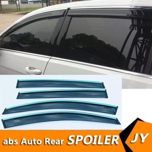 For Volkswagen Golf 4 MK4 06-09 Plastic Window Visor Vent Shades Sun Rain Deflector Guard For Auto Accessories 4PCS/SET