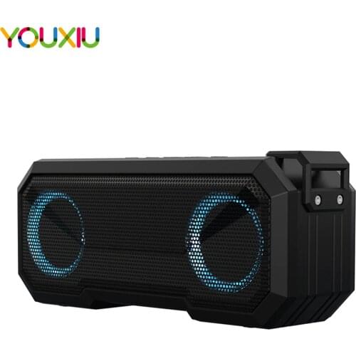 20W Portable Bluetooth Speaker Mini LED Light Power Bank Outdoor Waterproof IPX7 Wireless Stereo Sound Loundpeakers Support TF