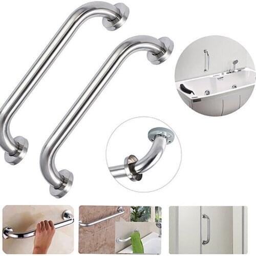 Stainless Steel 300/400/500mm Bathroom Tub Toilet Handrail Grab Bar Shower Safety Support Handle Towel Rack