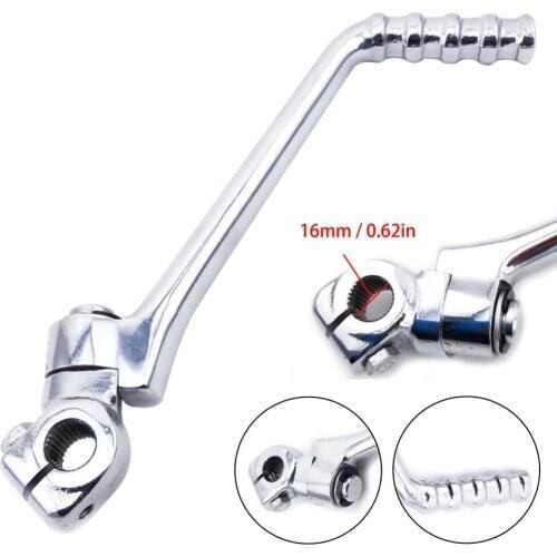 16mm Motorcycle Kick Starter Lever Start Pedal For Kawasaki KE/KL KLX KDX KZ 125 175 200 Motorbike accessories