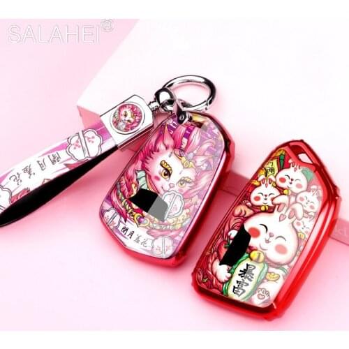 TPU Car Smart Key Cover Fob Case Shell For Cadillac ATS CT6 CTS DTS XT5 Escalade ESV SRX STS XTS ELR 2014 2015 2016 2017 2018