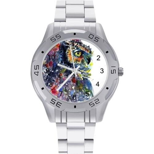 Owl Quartz Watch Fishing Exclusive Wrist Watch Stainless Design Upwrist Woman Wristwatch