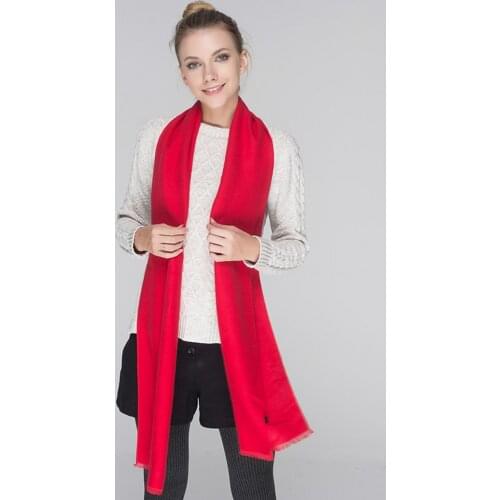 KOI LEAPING new womens fashion red color festival scarf decoration soft and comfortable scarf gift headband quality shawl