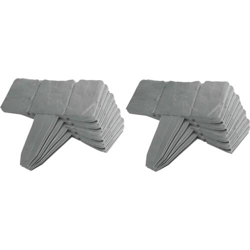 10pcs Dark Grey Lawn Plant Garden Border Stone Trim Hammer 10 Pieces Outdoor DIY Palisade