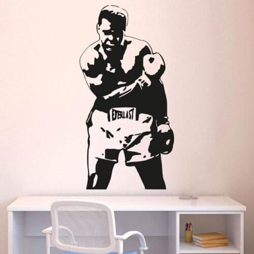 Muhammad Ali Boxing Wall Decal Stickers Decor Vinyl Poster Cassius Clay Boxing Gift for Wall Pattern Single-piece Package 3620