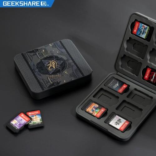 Geekshare Game Card Case For Nintendo Switch NS Game Card Cases Cassette Storage Box For Nintendo Switch Accessories