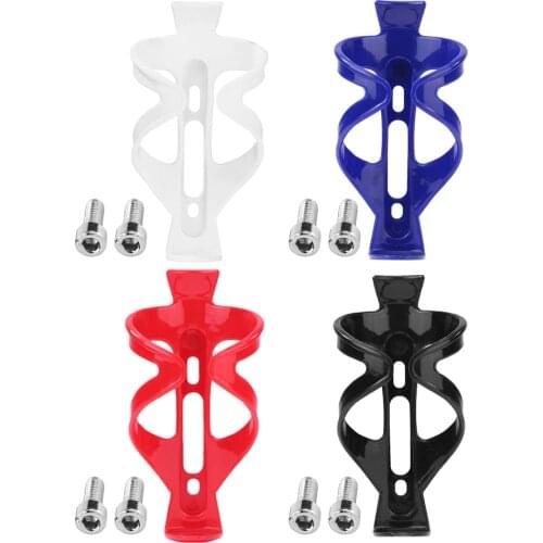 1PC MTB Bike Bottle Cage PC Plastic Cycling Bicycle Water Bottle Rack Holder with Screw High Quality Bicyclee Accessories
