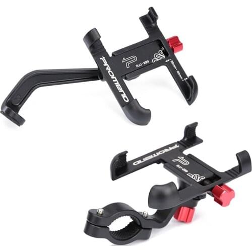Aluminum Alloy Motorcycle Bicycle Rearview Mirror Phone Holder For iPhone X 8P Bike Handlebar Stand for 4 to 6.5 Inch GPS Mount