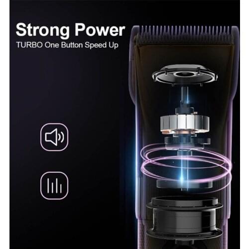 Electric Hair Trimmer - Professional Hair Clippers for Men, Electric Hair Trimmer for Men Haircut with LCD Display